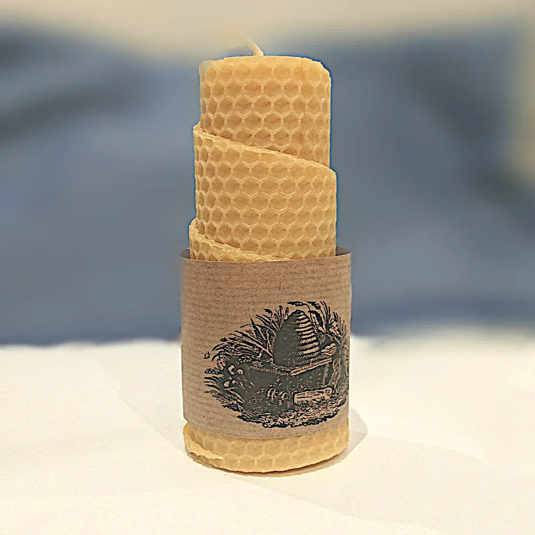 Rainbow & Beeswax Beeswax | Coiled Candle