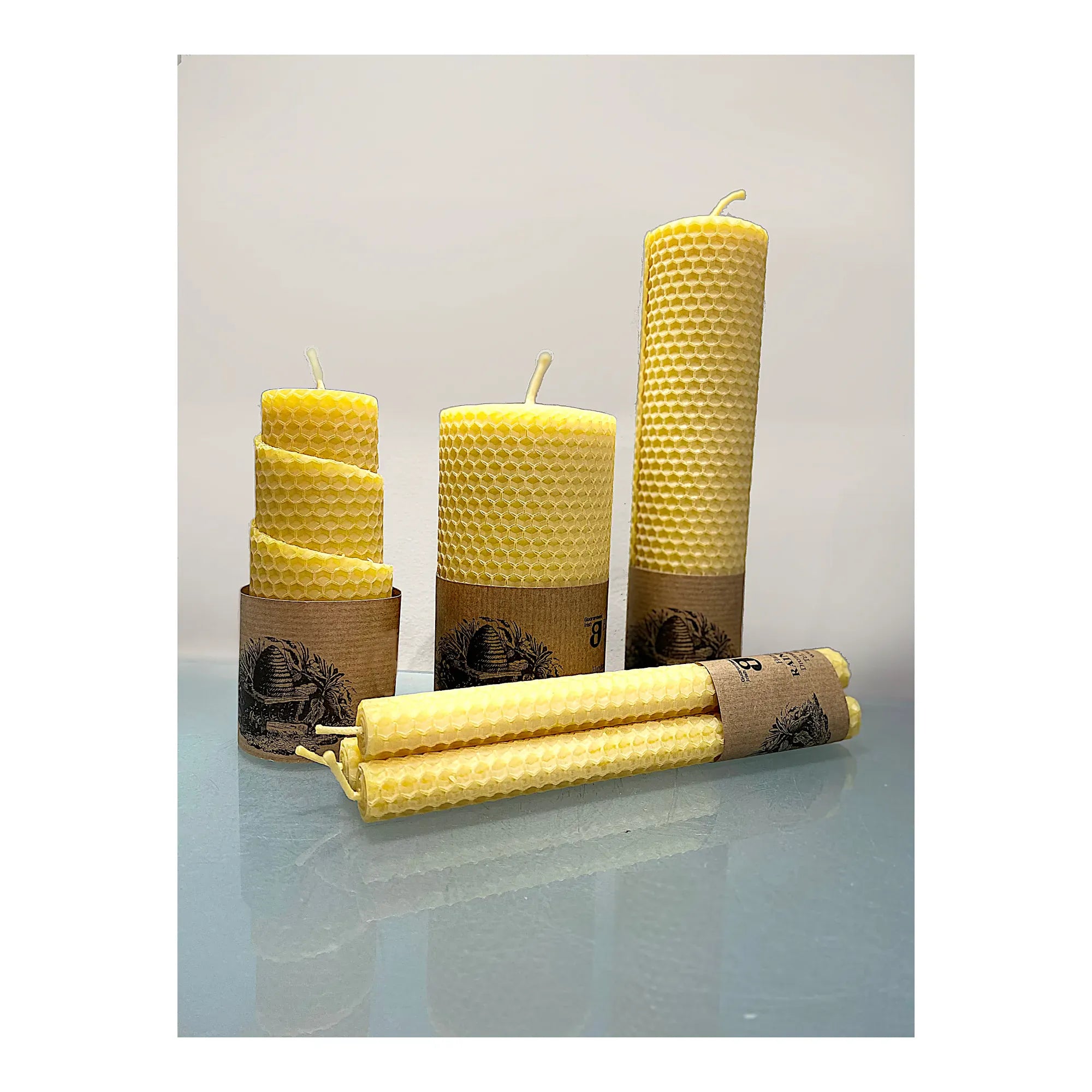 Rainbow & Beeswax Beeswax | Set Of 3 Candles