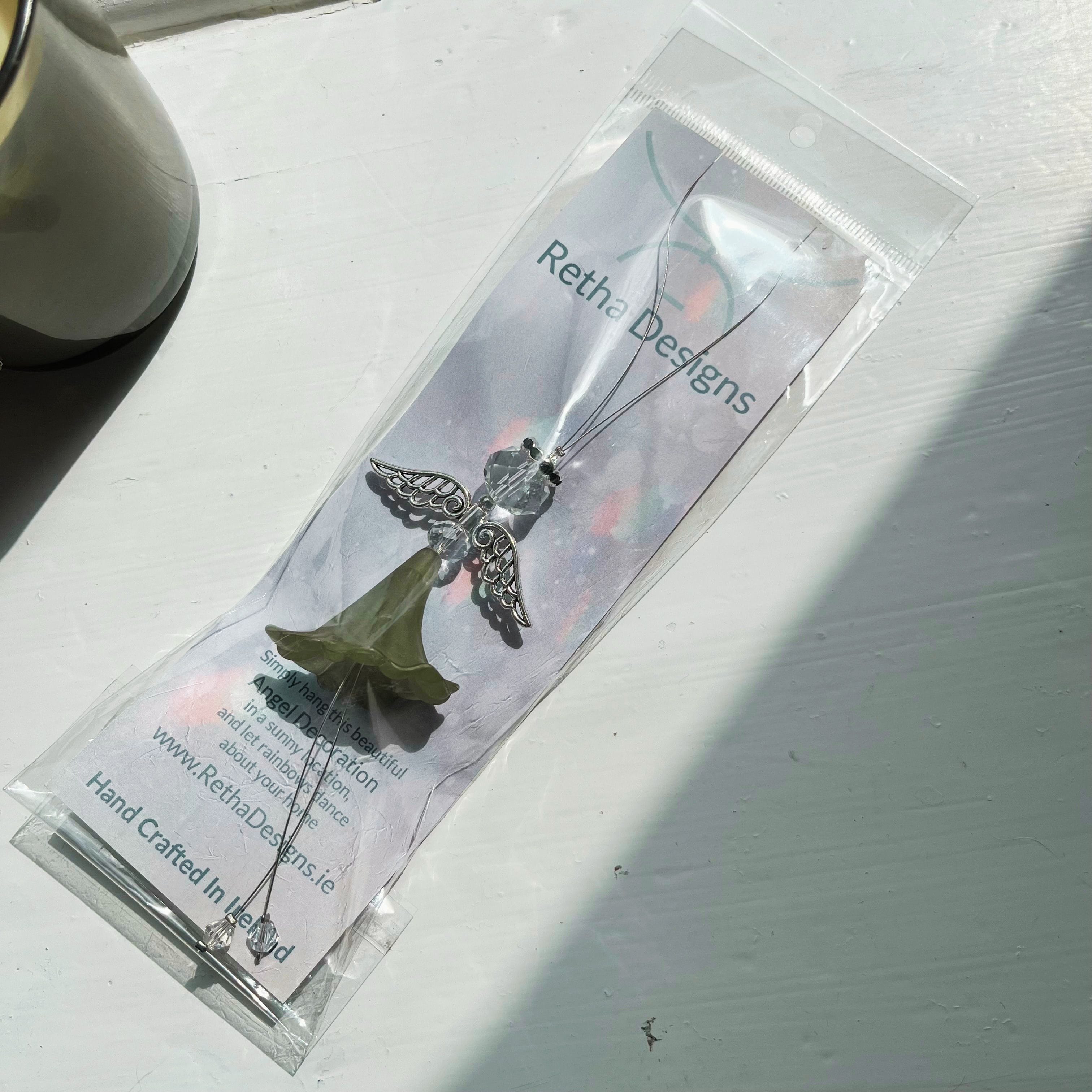 Retha Designs Green Angel | Suncatcher