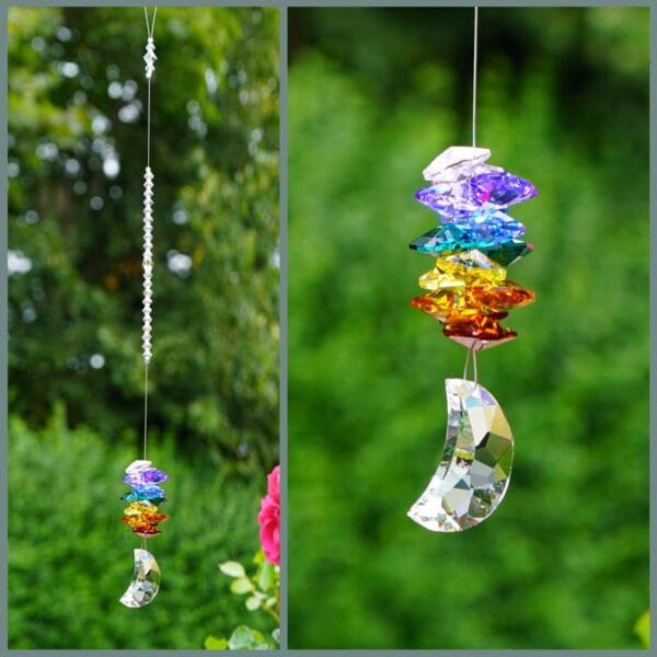 Retha Designs Moon | Chakra Suncatcher