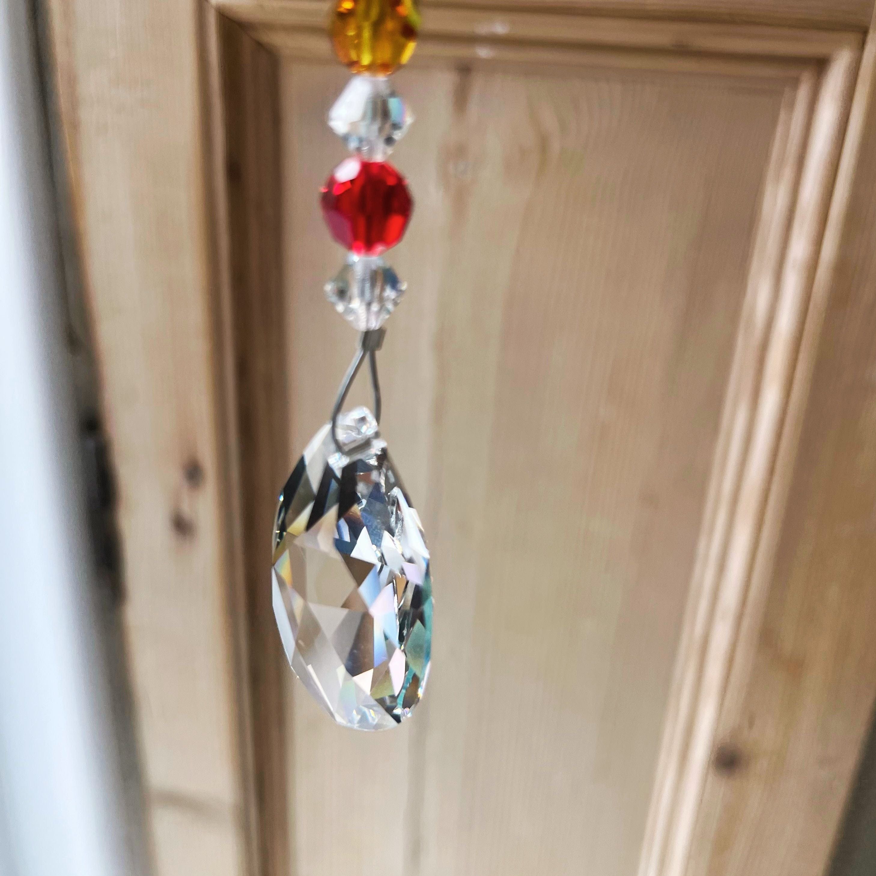 Retha Designs Tear Drop | Chakra Suncatcher