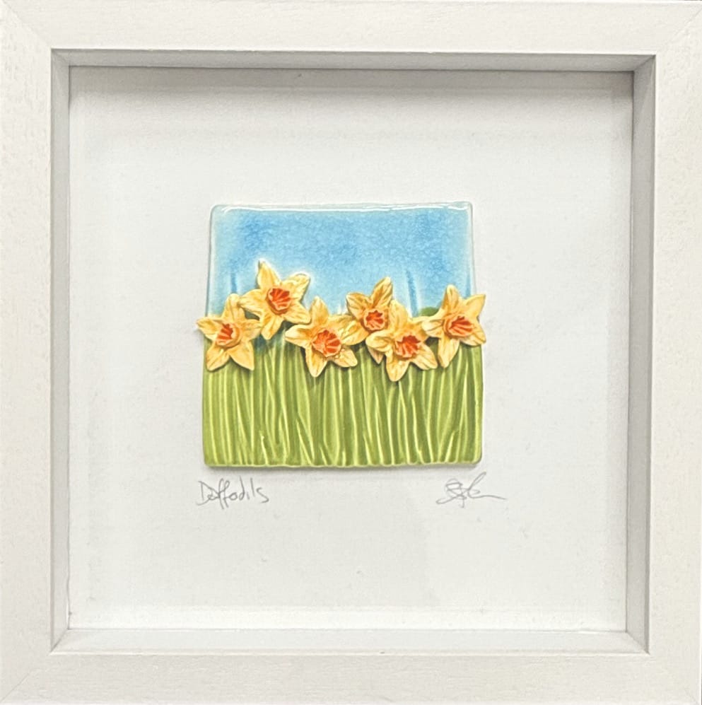 Sharlene Kemple Daffodils | Medium Square Wall Art