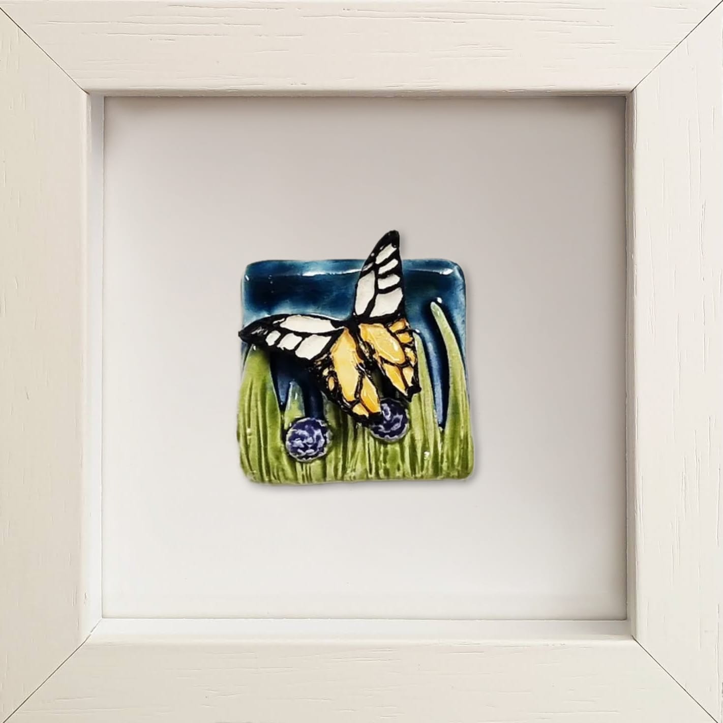 Sharlene Kemple Féileacán | Mini Square Wall Art
