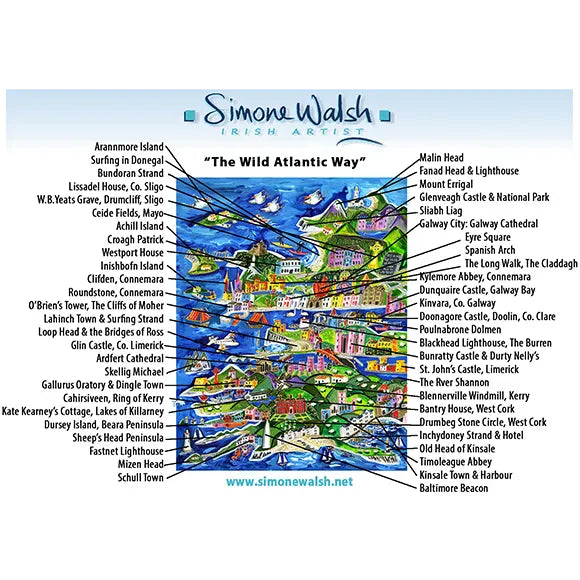 Simone Walsh Wild Atlantic Way | Framed Art Print