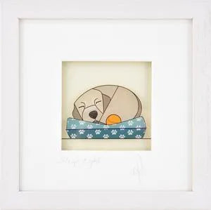 Sleep Tight | Framed Glass Painting