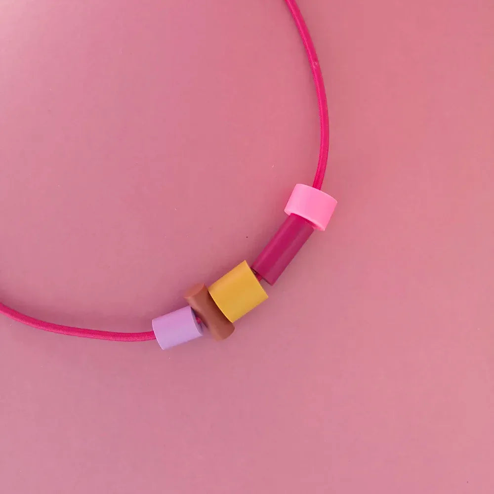 Studio Canty Kikki Raspberry | Cord Necklace