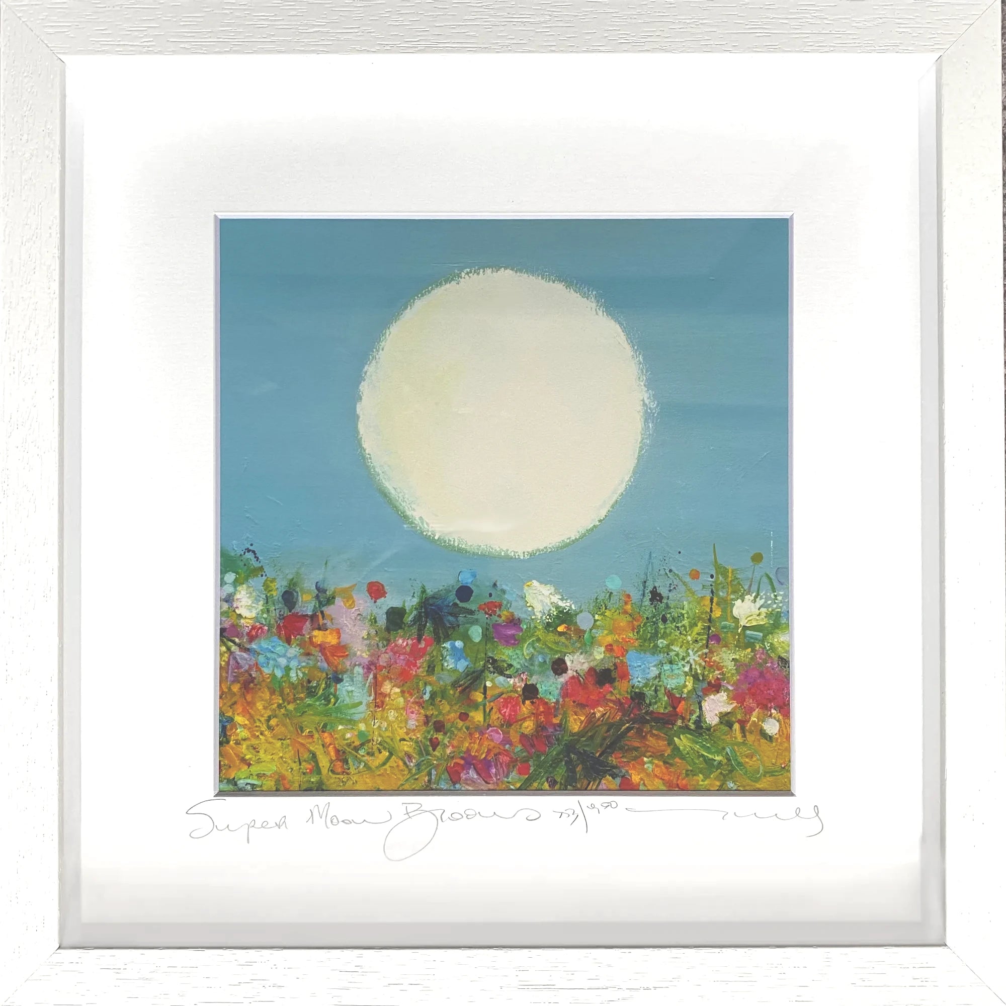 Super Moon Blooms | Framed Art Print