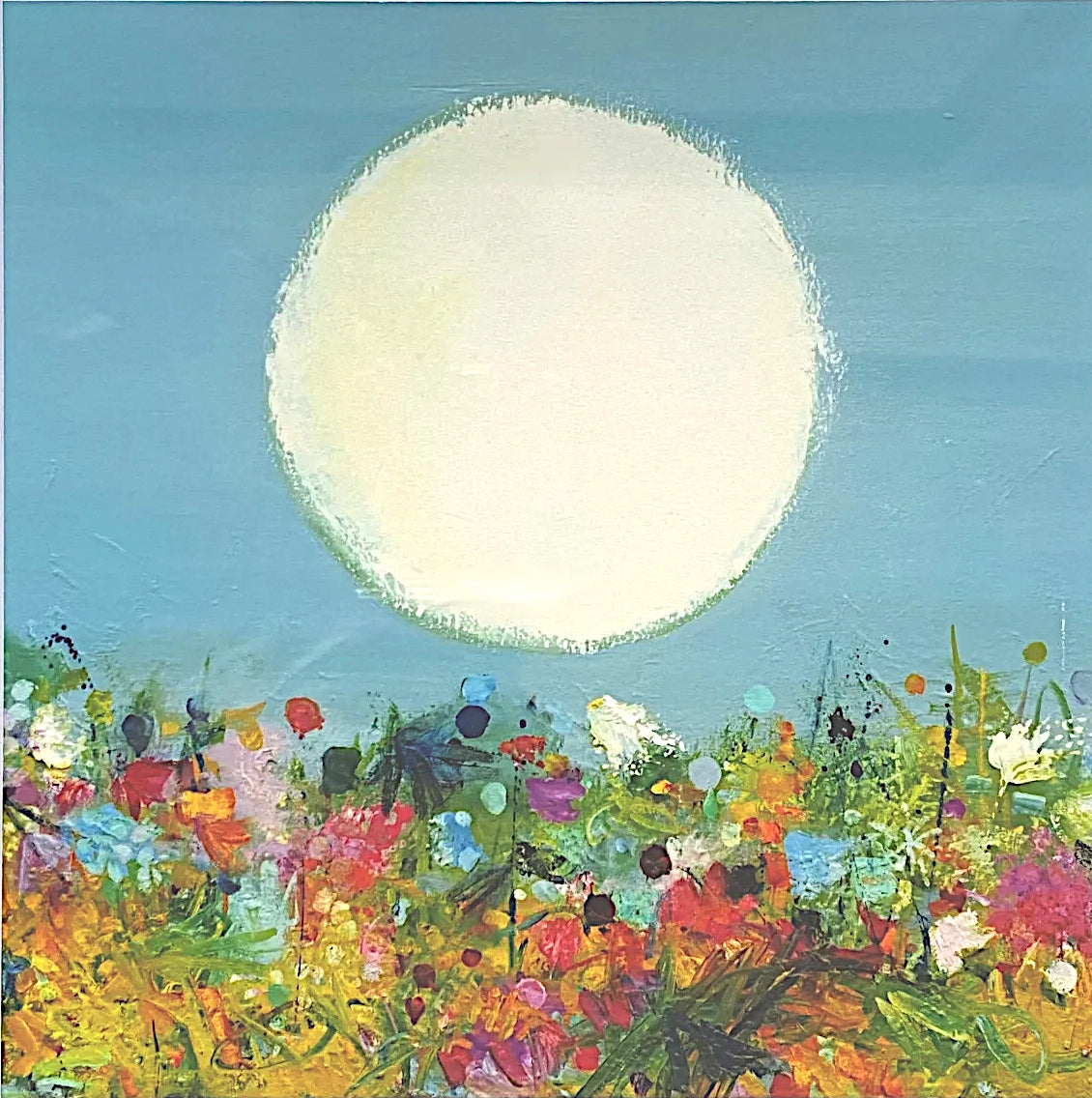 Super Moon Blooms | Framed Art Print