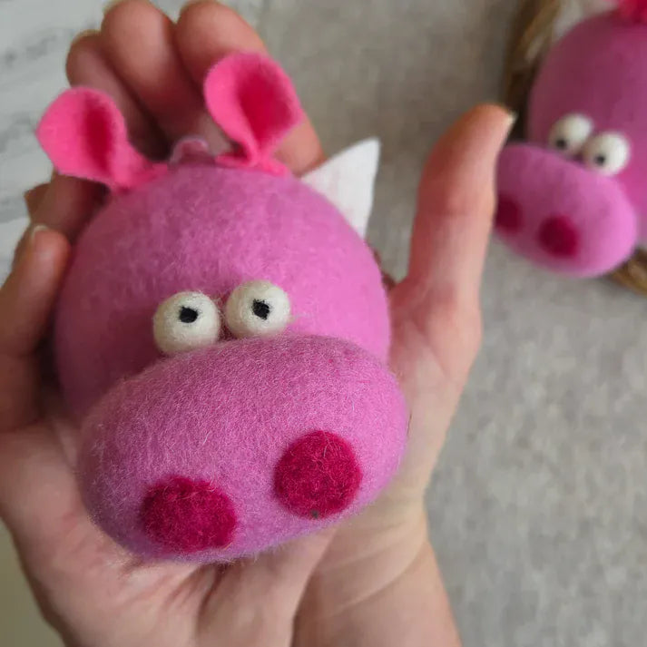 Tamzen Lundy Flying Pig | Felt Bauble