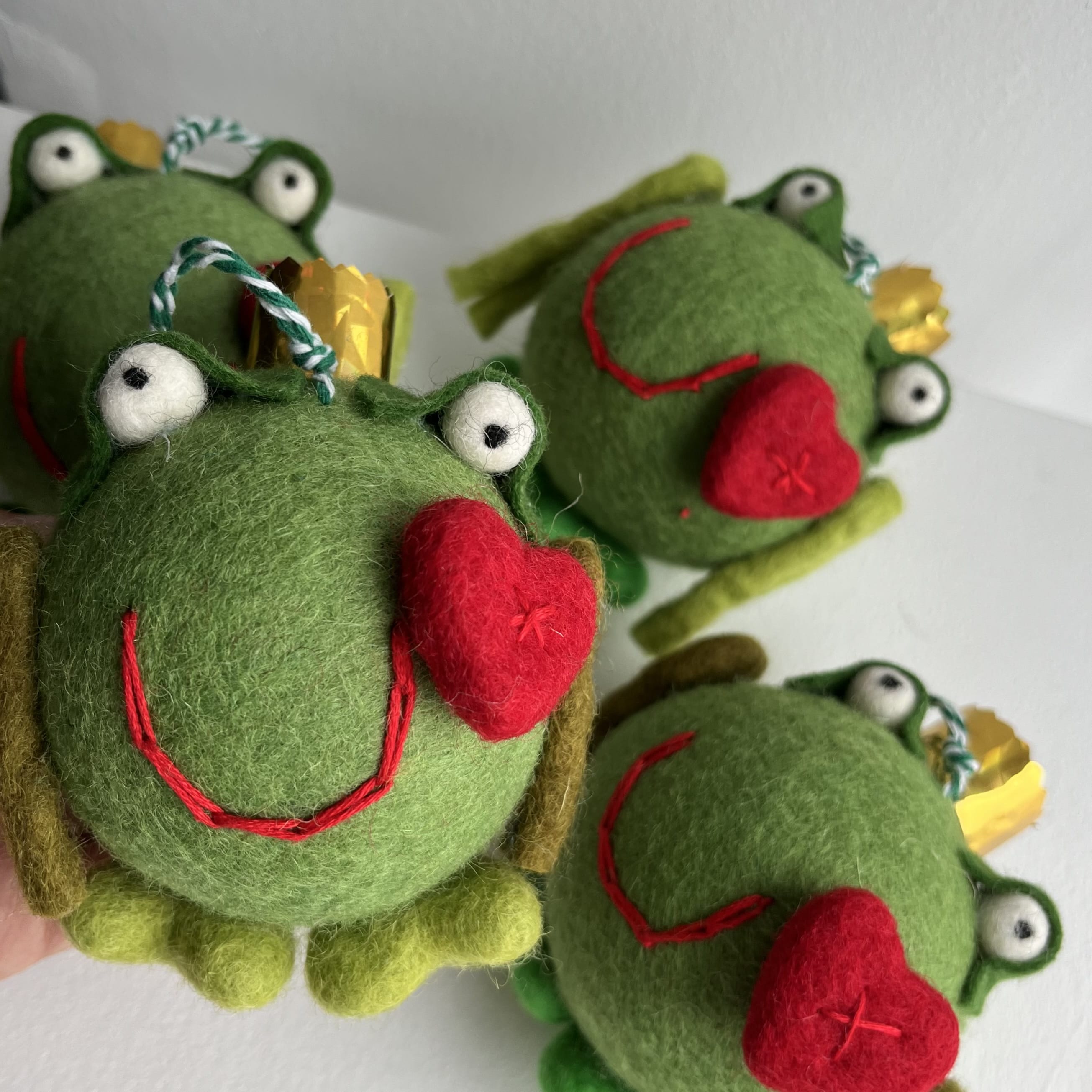 Tamzen Lundy Frog Prince | Felt Bauble