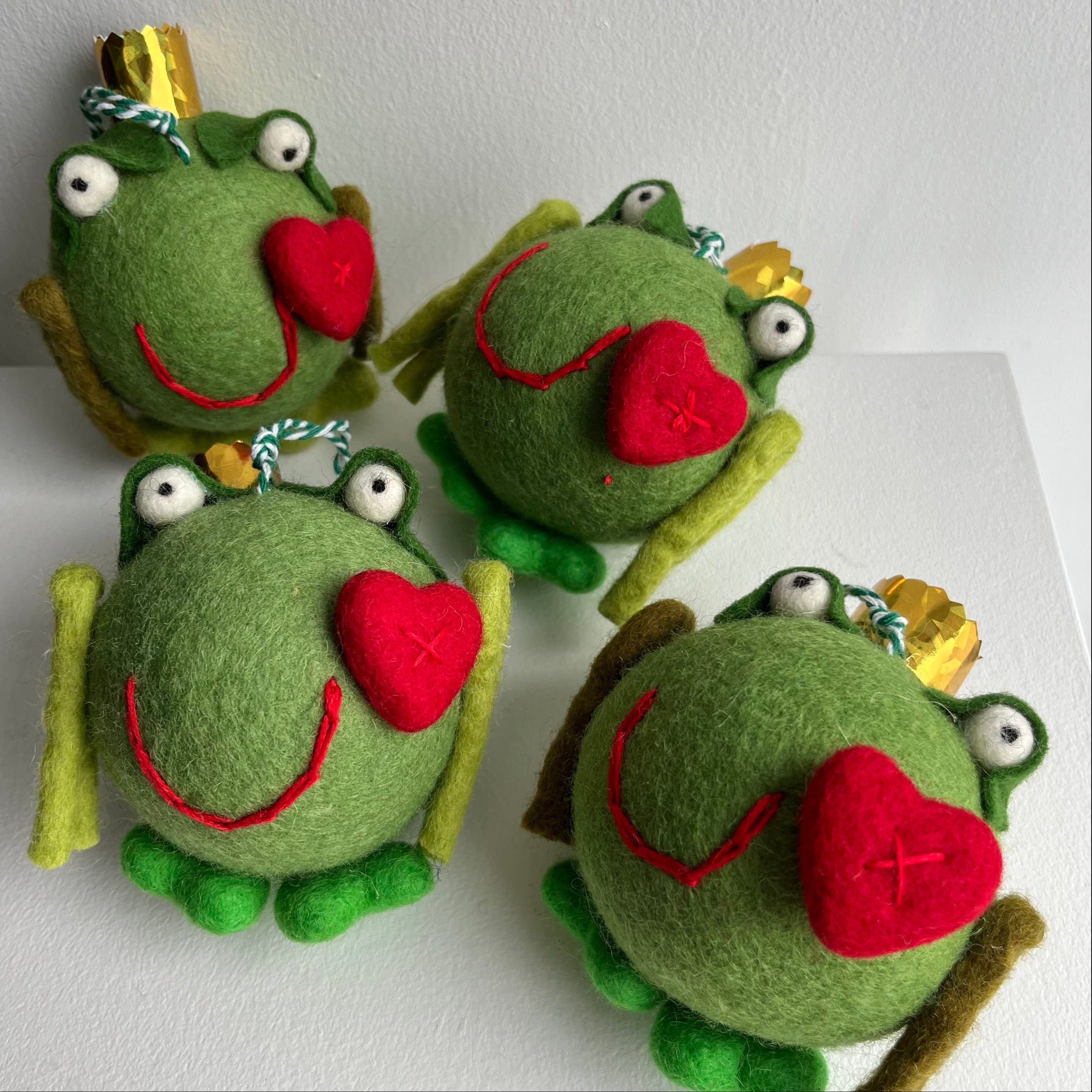 Tamzen Lundy Frog Prince | Felt Bauble