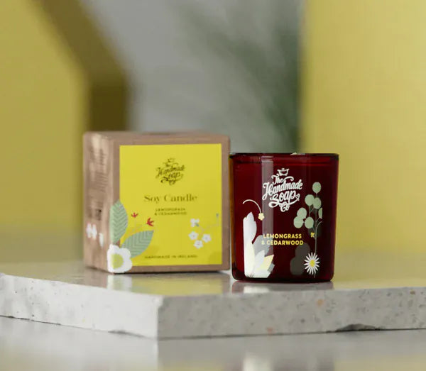 The Handmade Soap Company Lemongrass & Cedarwood | Soy Candle