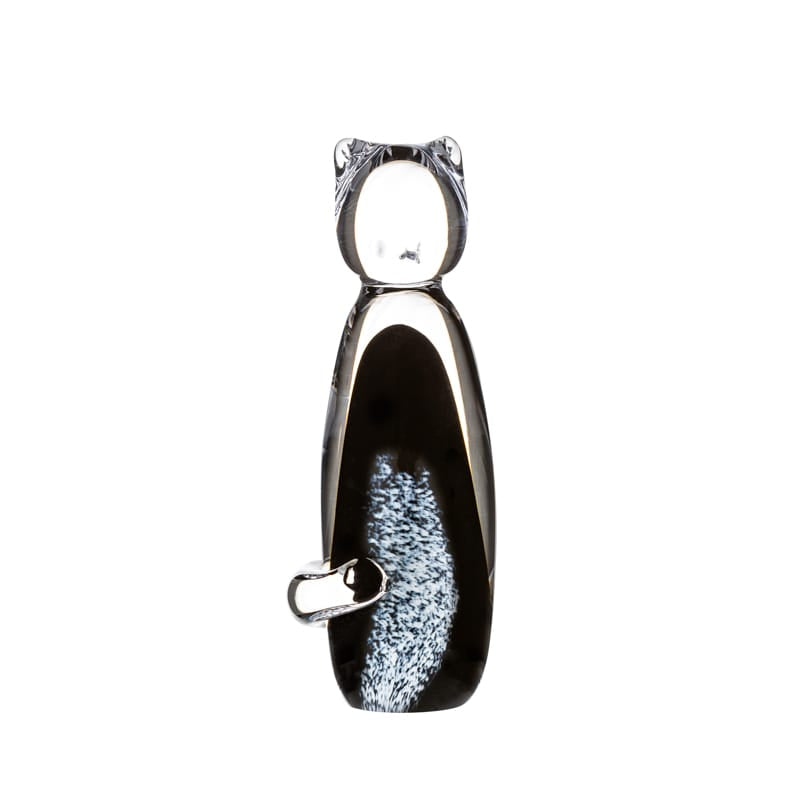 The Irish Handmade Glass Company Handmade Glass Ornament | Black Cat