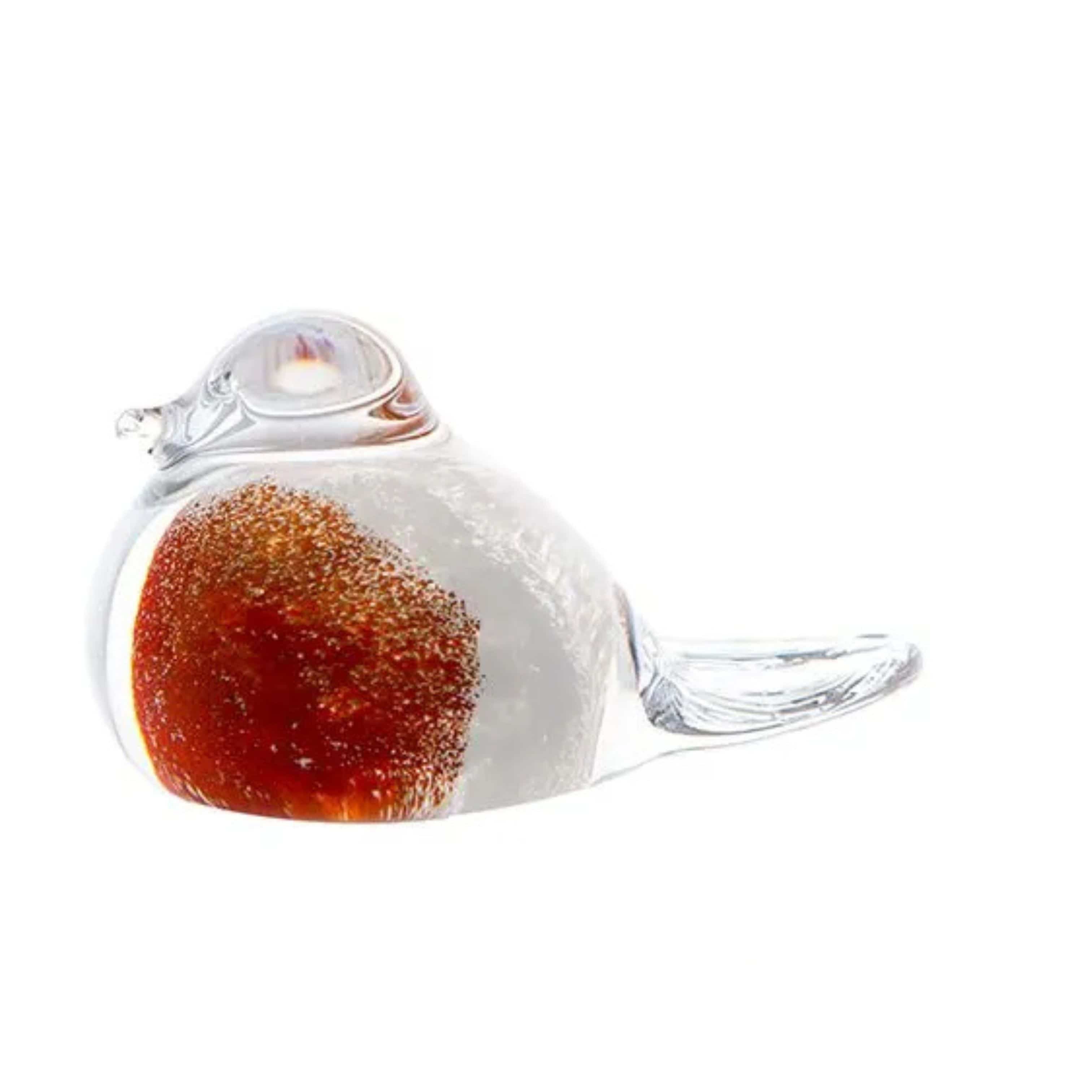 The Irish Handmade Glass Company Handmade Glass Ornament | Robin Red Breast