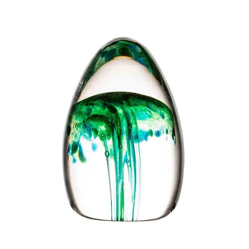 The Irish Handmade Glass Company Handmade Glass Ornament | Seagrass Jellyfish