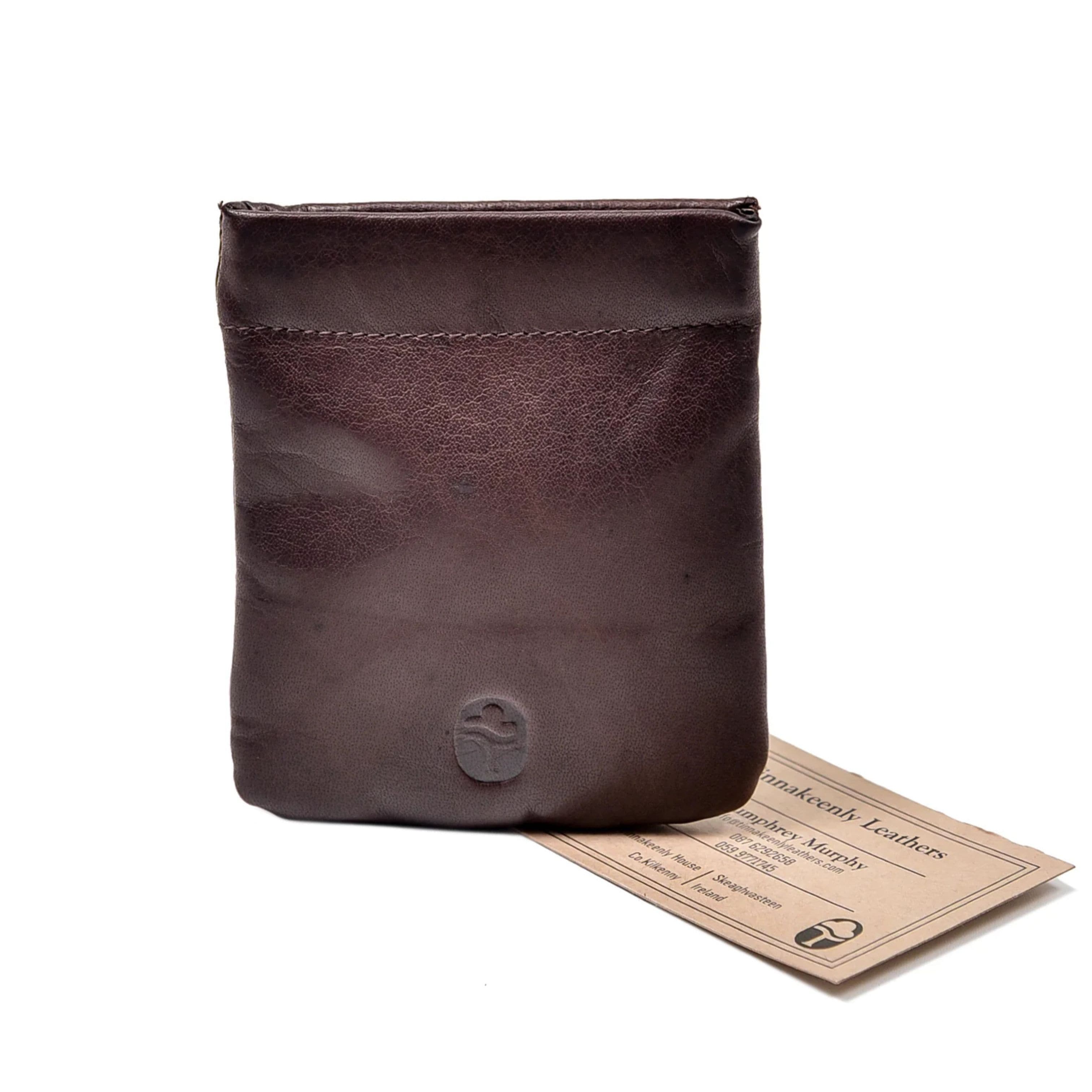Tinnakeenly Leathers Brown | Snap Purse