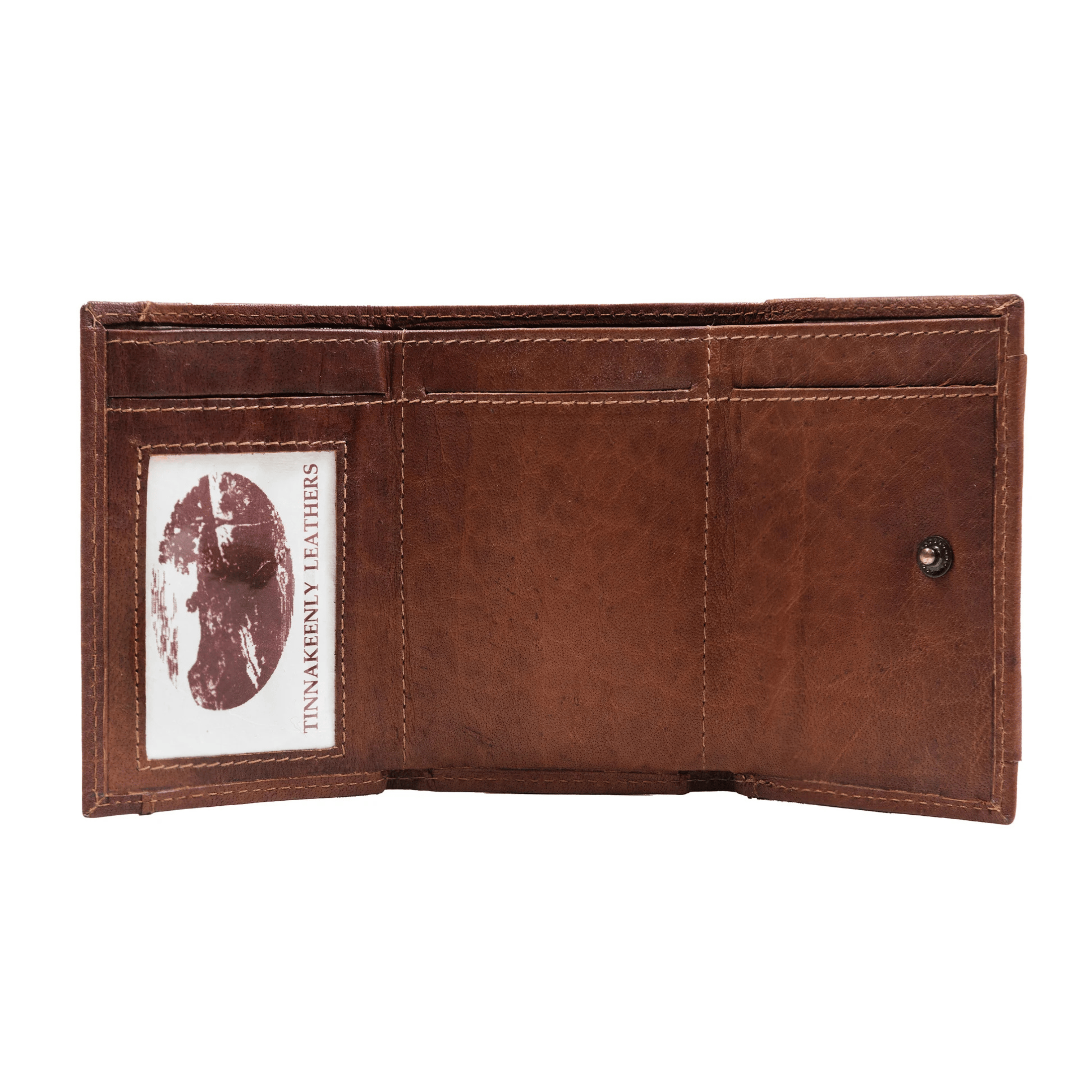 Tinnakeenly Leathers Tan | Tri Fold Wallet