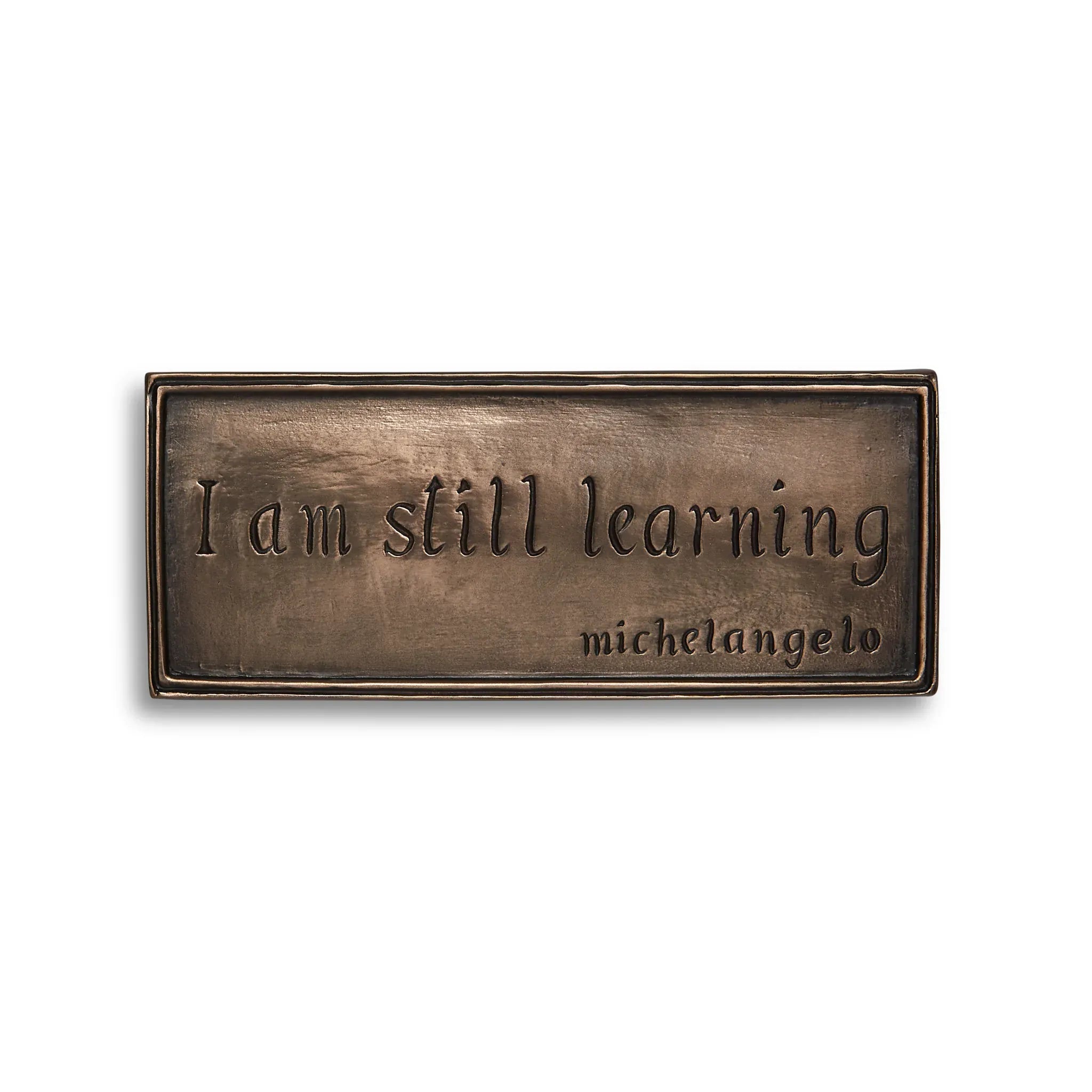 Wild Goose 'I Am Still Learning' | Wall Plaque