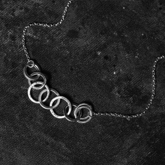 Carran | Sterling Silver Chain Neckpiece