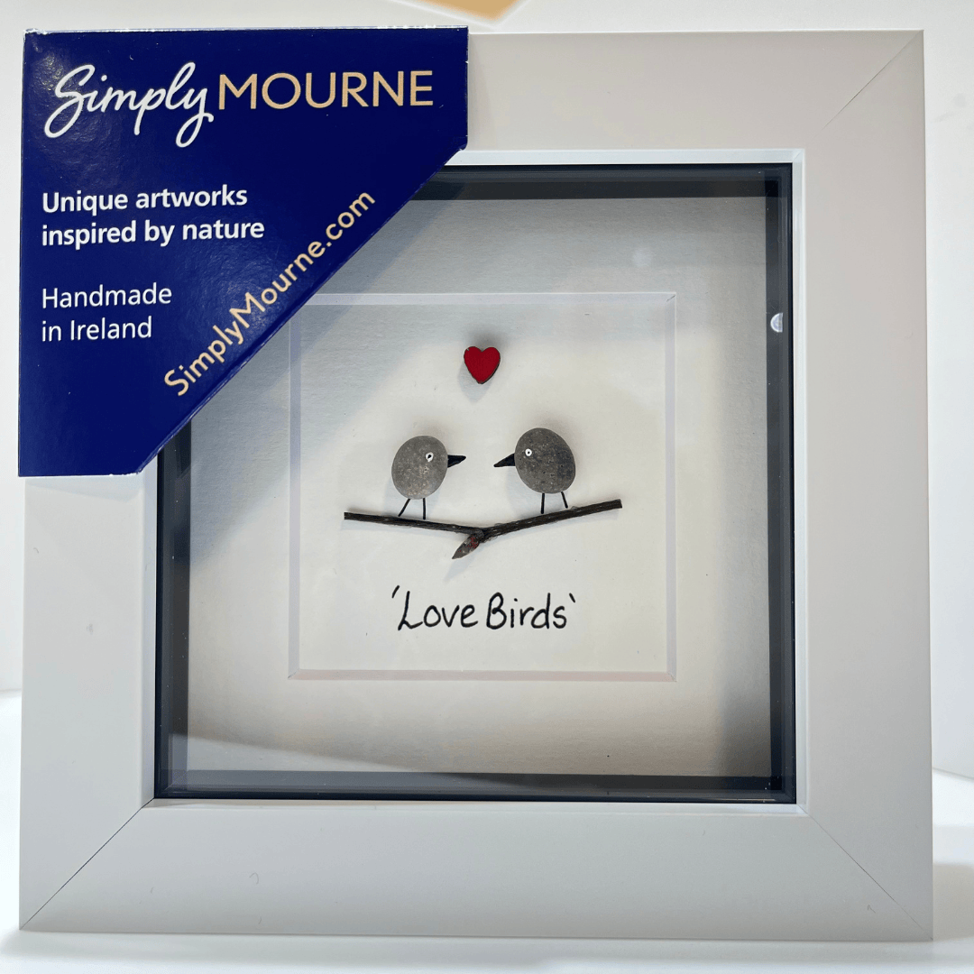 Simply Mourne Love Birds | Framed Artwork