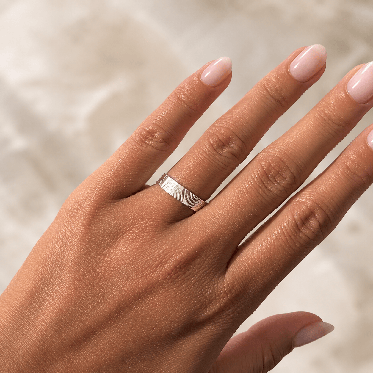 Heaven | Silver 5mm Width Ring