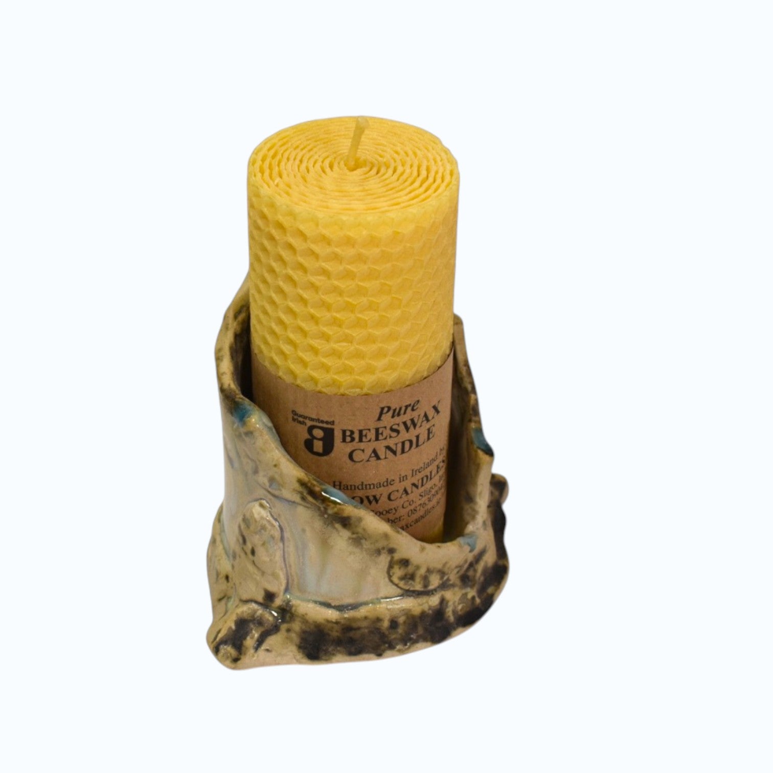 Candle Holder | Handmade Ceramics | Erosion Small