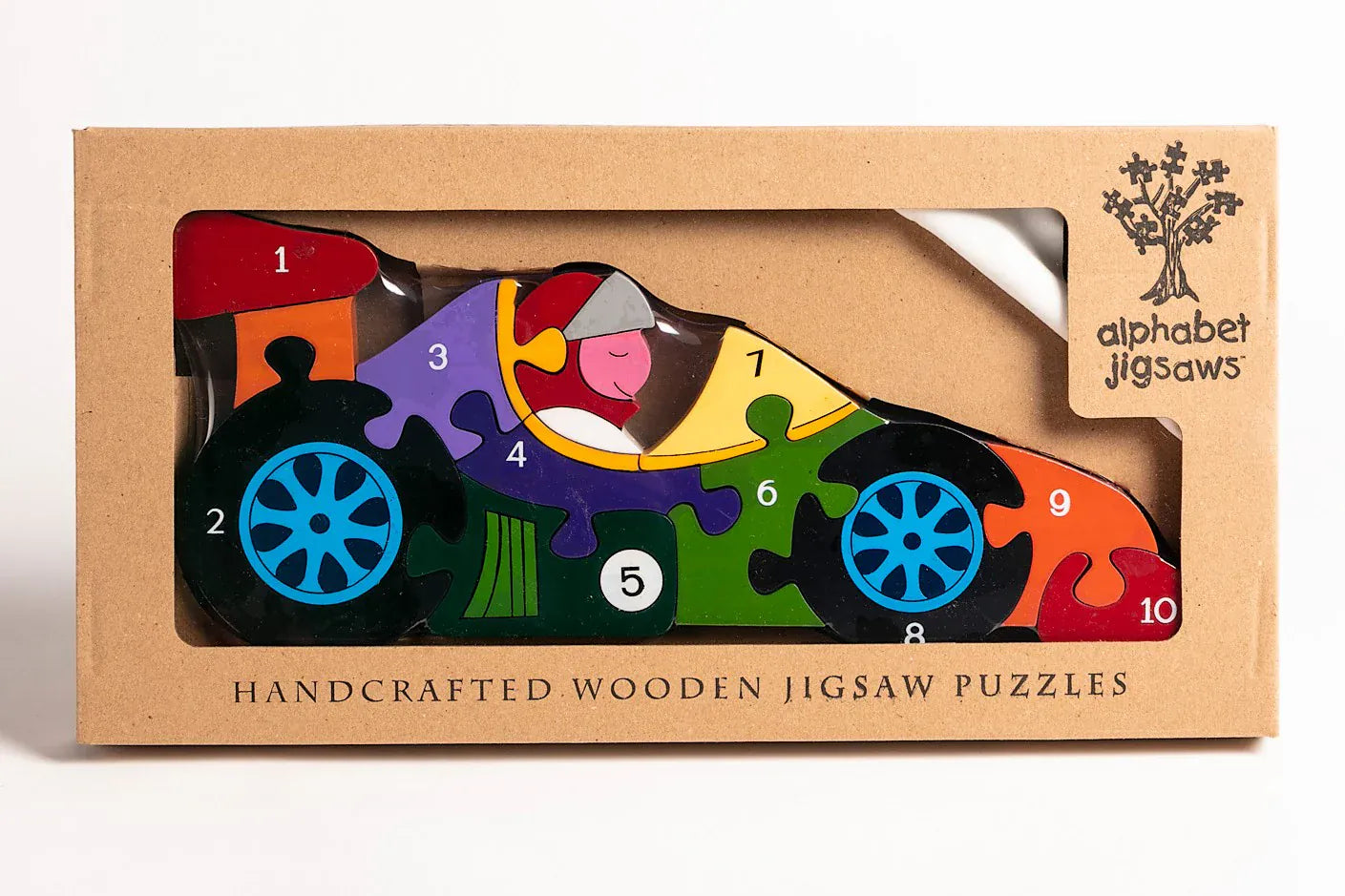 Alphabet Jigsaws Number Racing Car | Jigsaw Puzzle