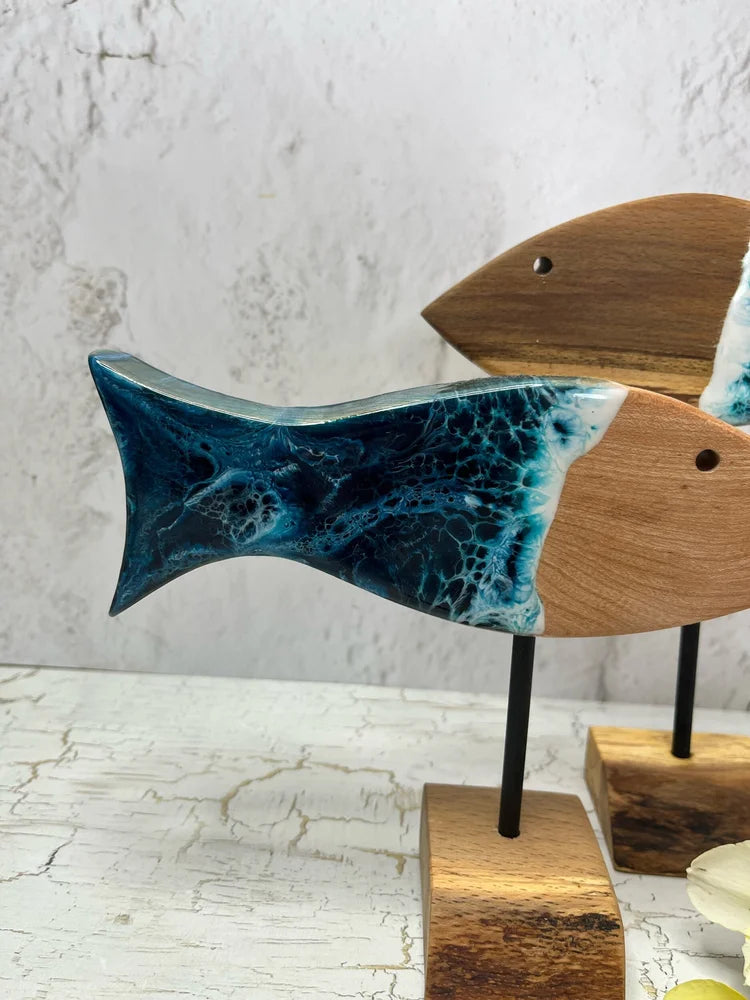 Handmade Resin Art | Free-Standing Fish