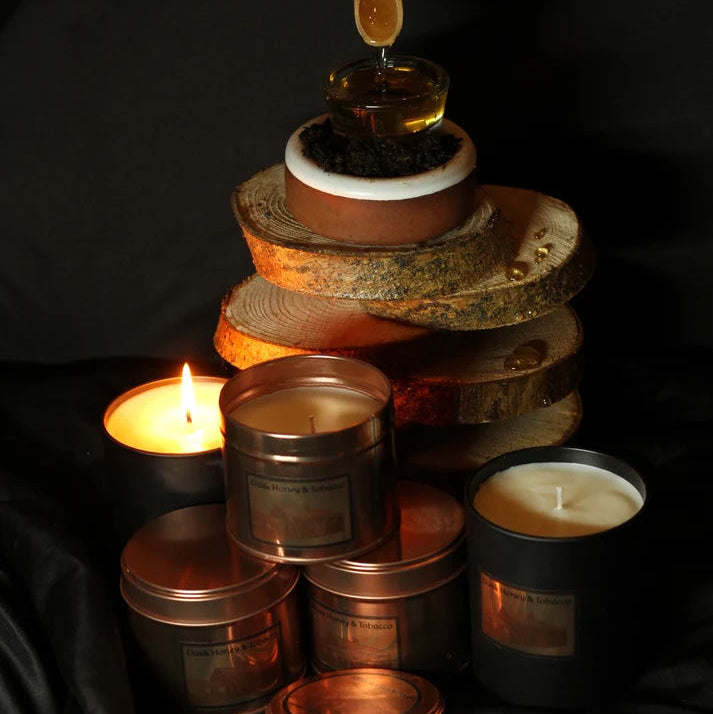 Dark Honey & Tobacco | Soy Wax Candle
