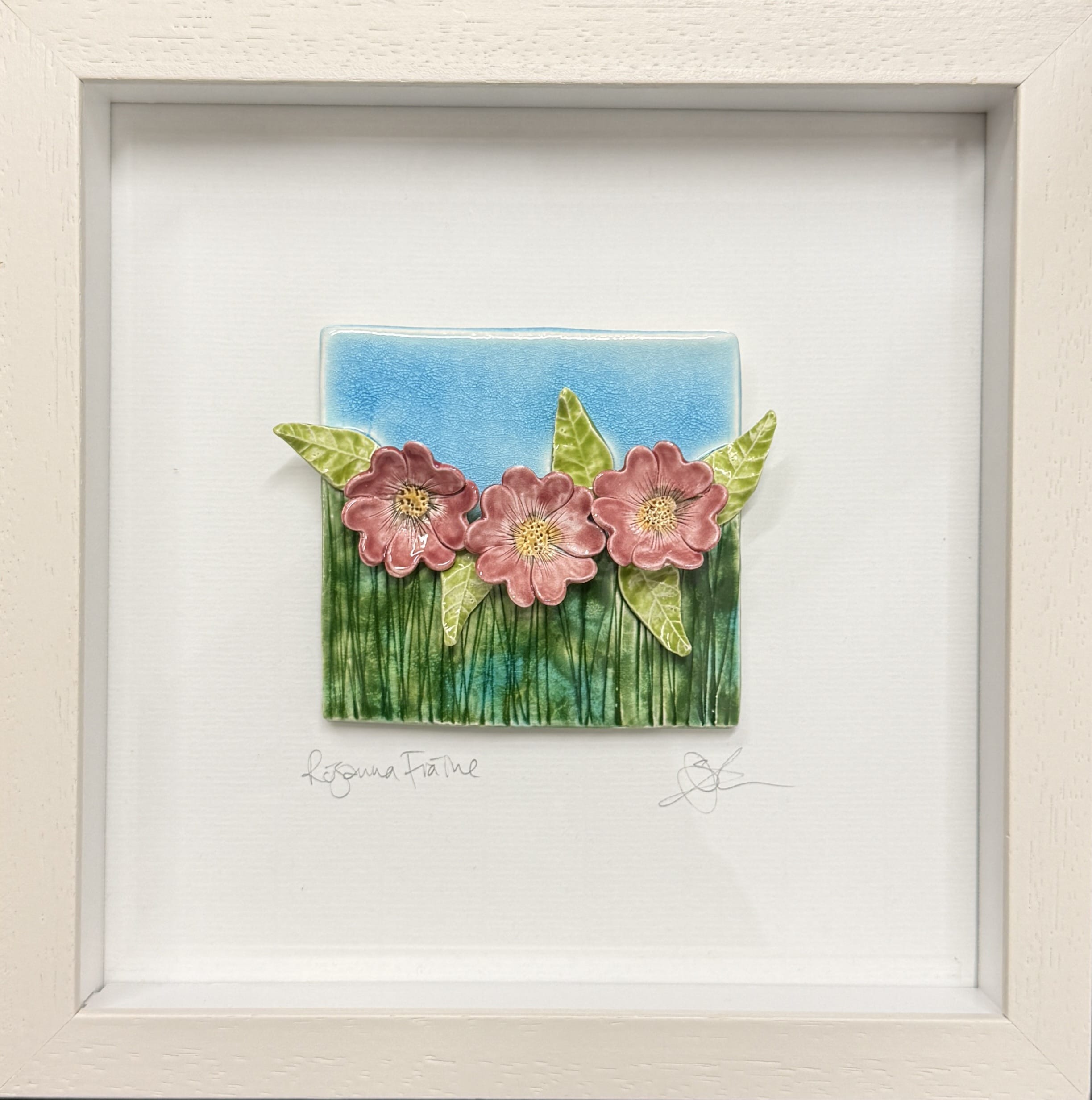 Sharlene Kemple Pink Roses | Medium Square Wall Art
