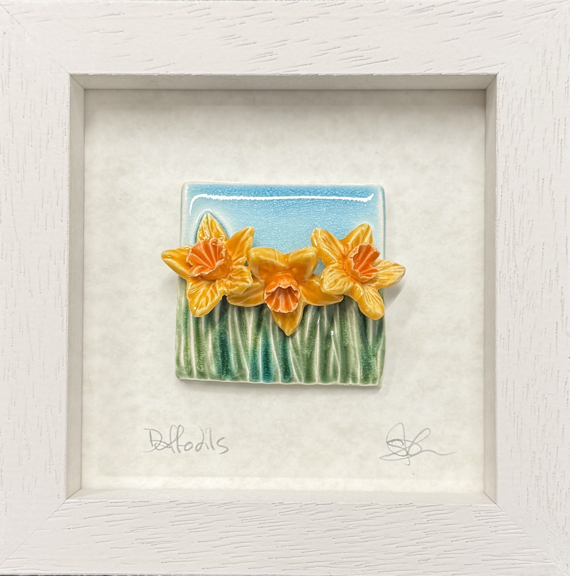 Sharlene Kemple Daffodils | Mini Square Wall Art