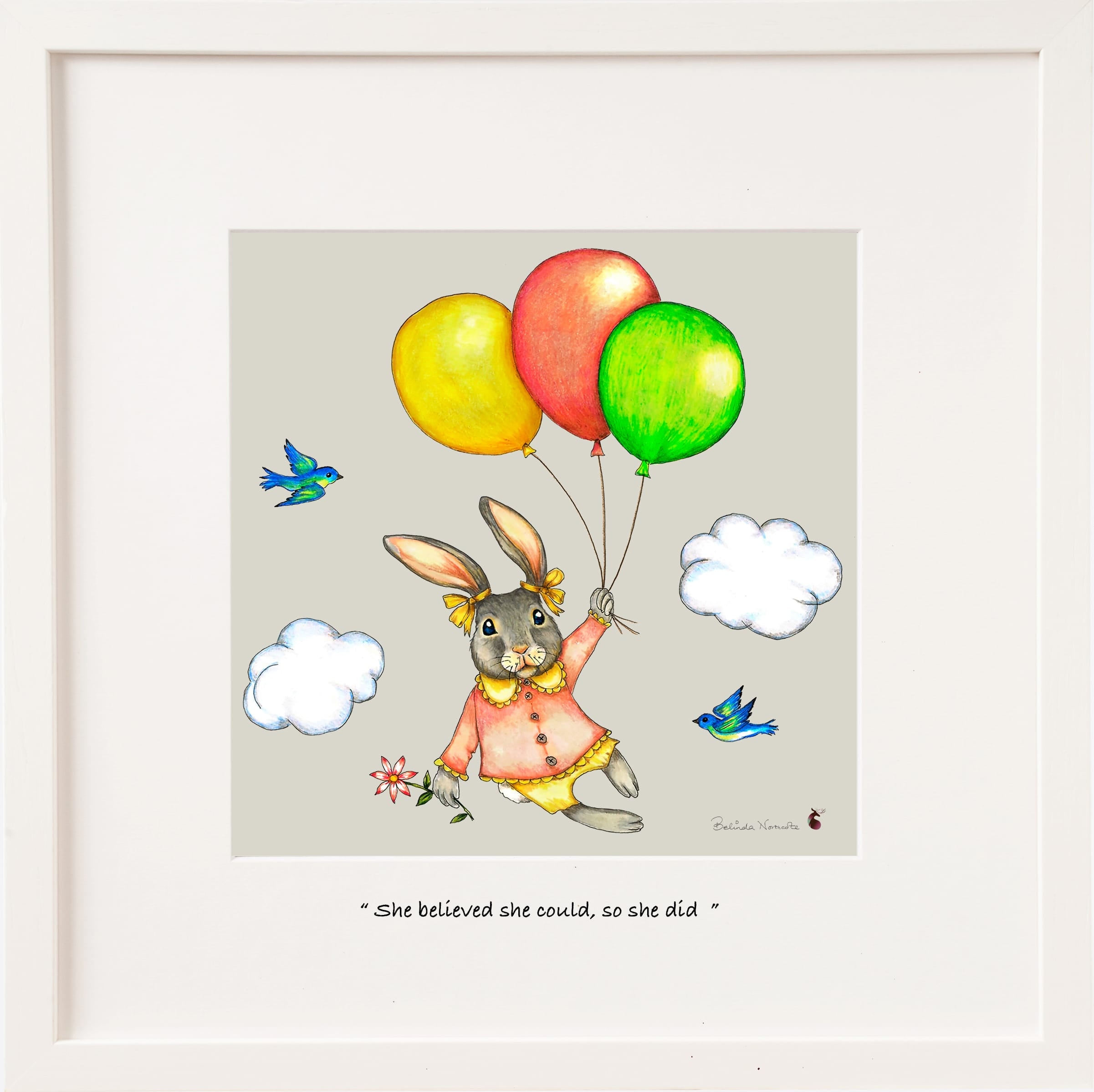Belinda Northcote She believed she could, so she did | Framed Wall Art