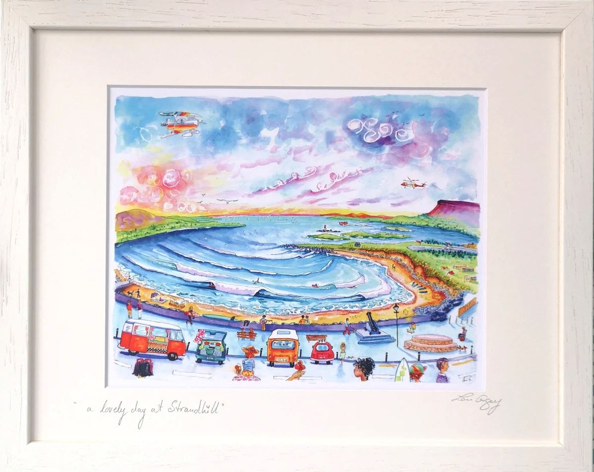 Lani Gregory A Lovely Day at Strandhill | Art Print