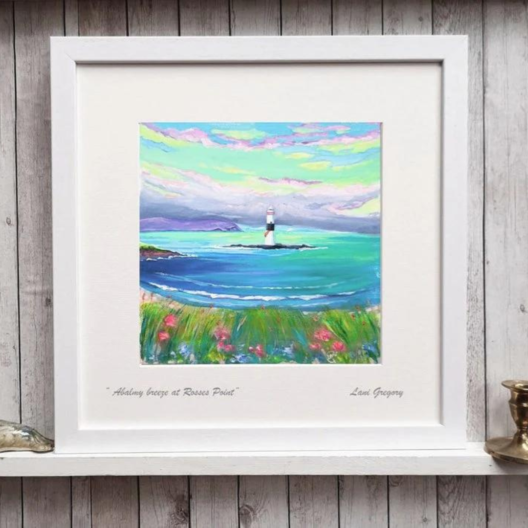 A Balmy Breeze At Rosses Point | Framed Art Print