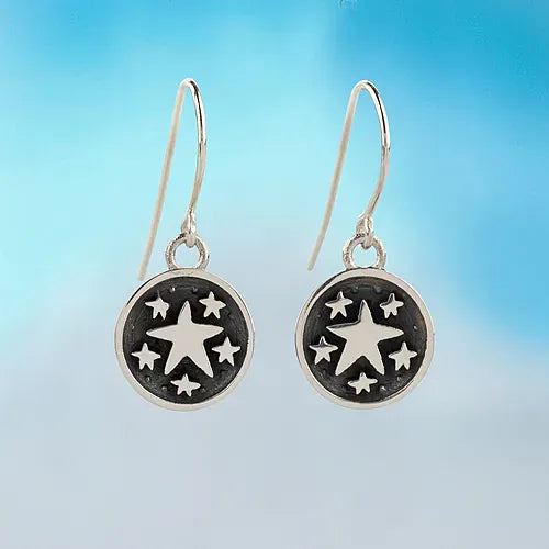 Alan Ardiff One In A Zillion | Sterling Silver Drop Earrings