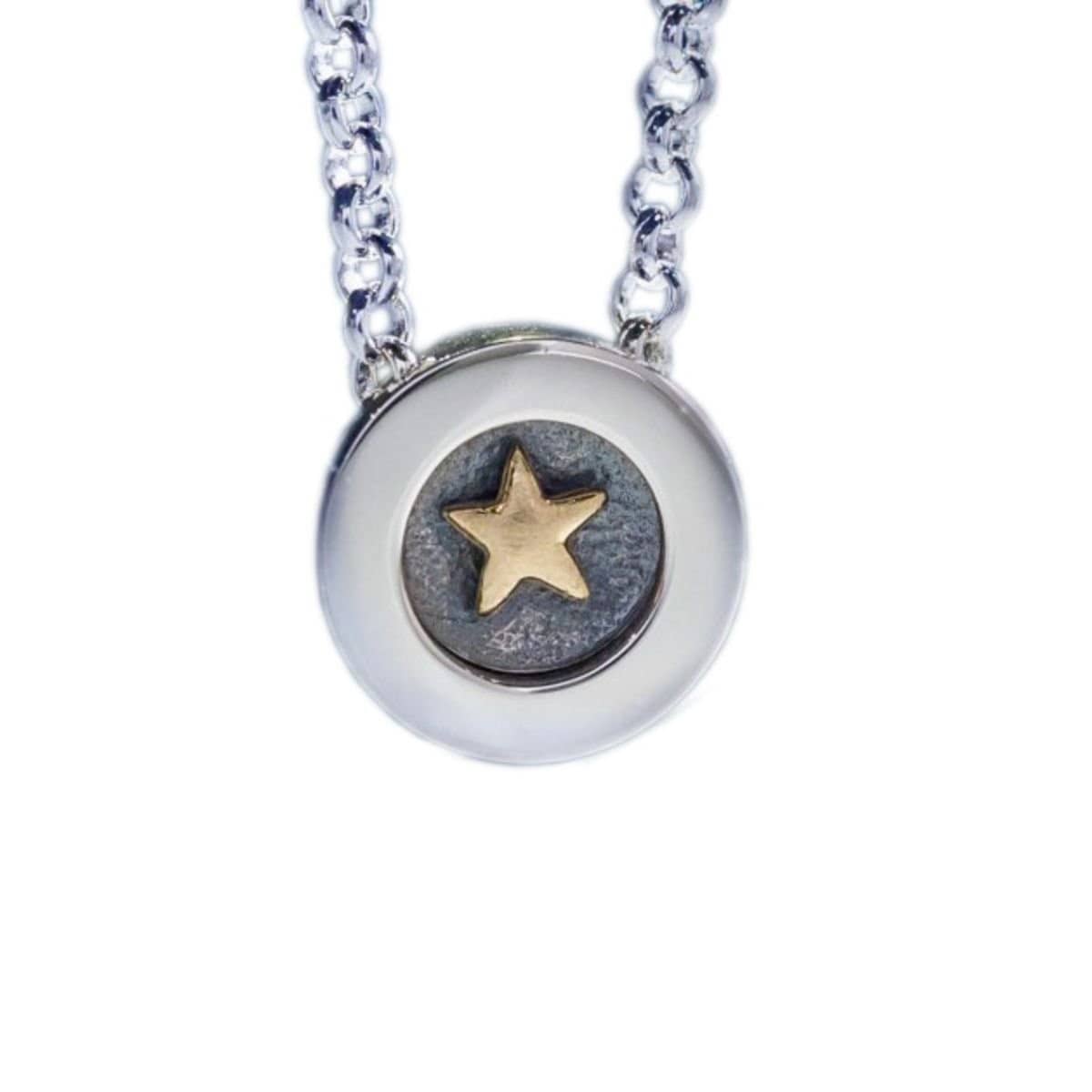 Alan Ardiff Pendants/Necklaces Gold Star | Sterling Silver & Gold Pendant