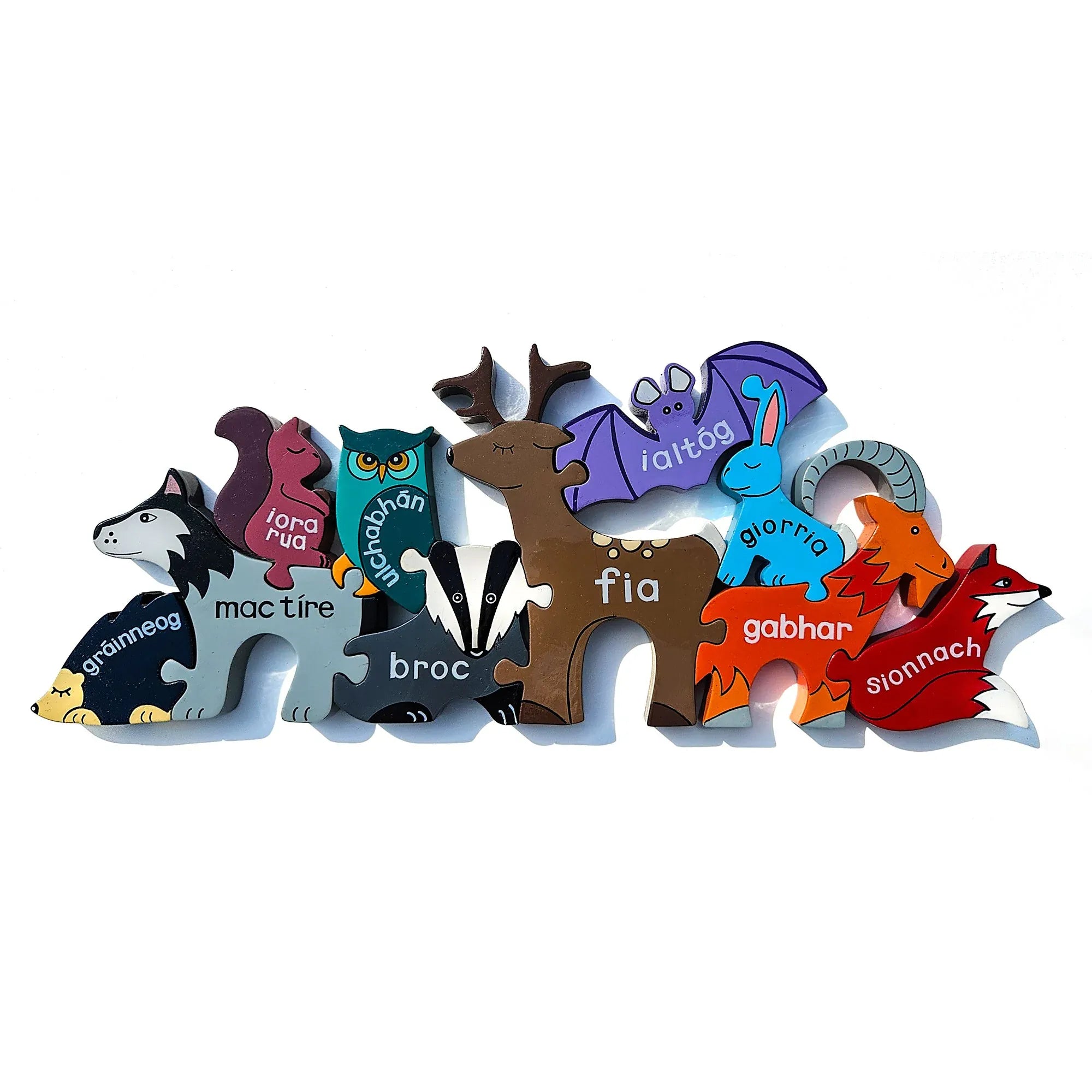 Alphabet Jigsaws Irish Wildlife | Jigsaw Puzzle | As Gaeilge