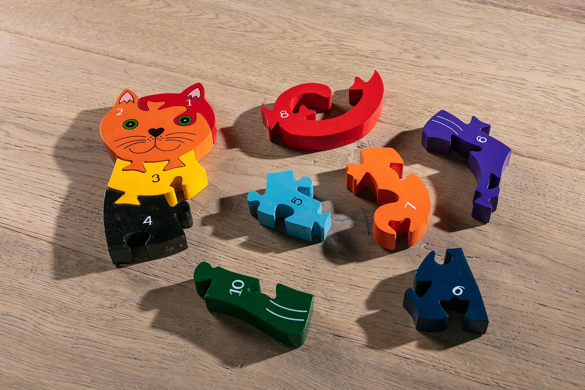 Alphabet Jigsaws Number Cat | Jigsaw Puzzle