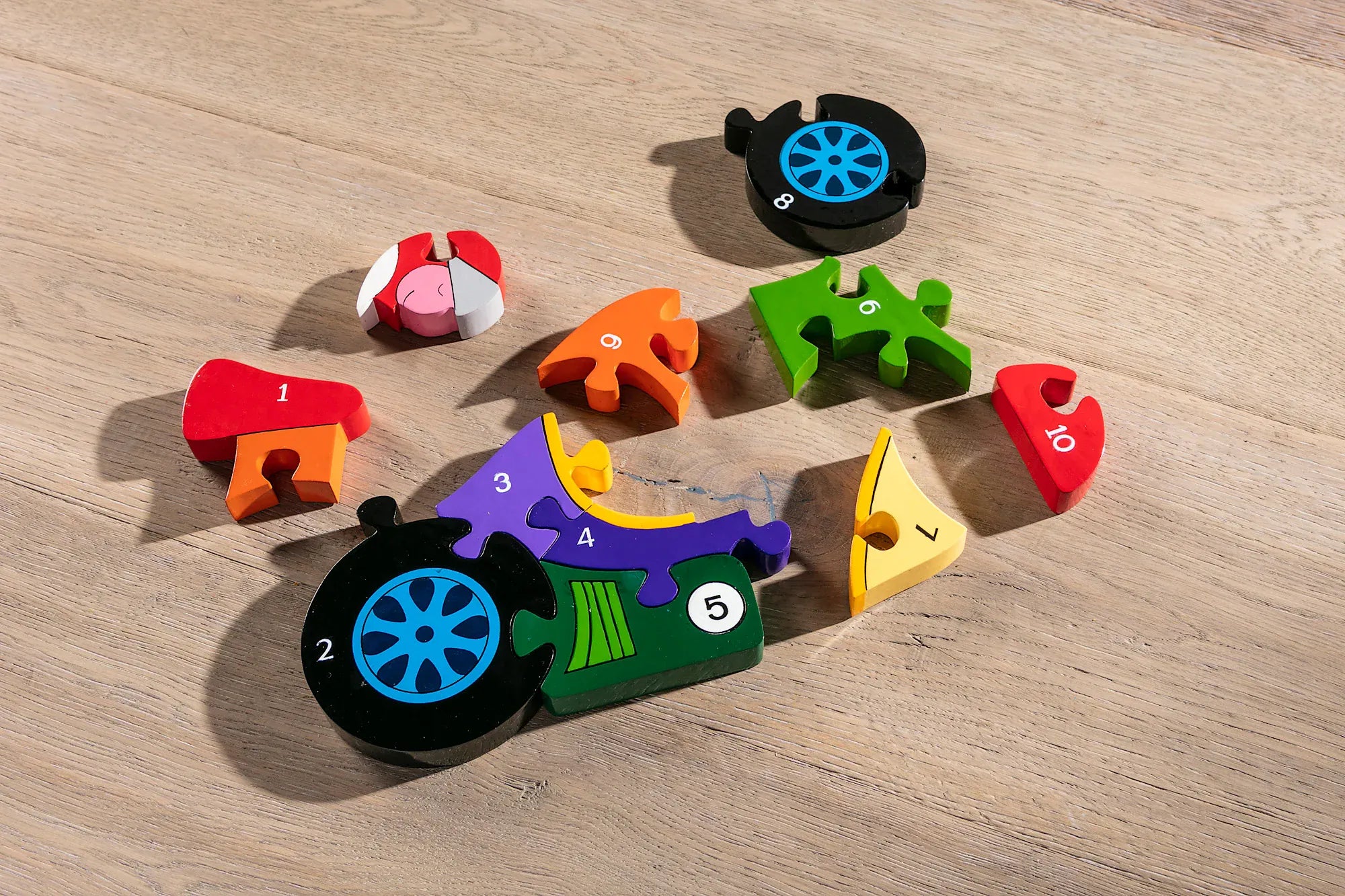 Alphabet Jigsaws Number Racing Car | Jigsaw Puzzle
