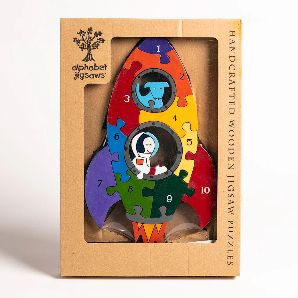 Alphabet Jigsaws Number Rocket | Jigsaw Puzzle