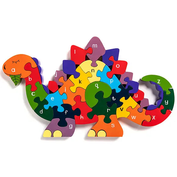 Alphabet Jigsaws Wooden Dinosaur | Jigsaw Puzzle