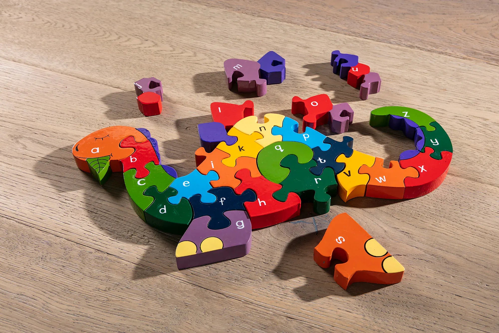 Alphabet Jigsaws Wooden Dinosaur | Jigsaw Puzzle