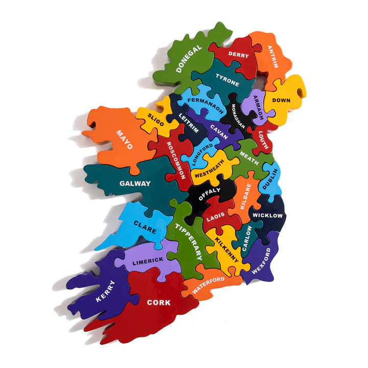 Alphabet Jigsaws Wooden Map of Ireland | Jigsaw Puzzle