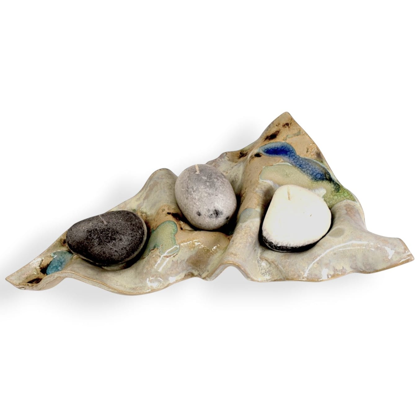 Amanda Murphy Sand Ripple | Ceramic Tealight Trio