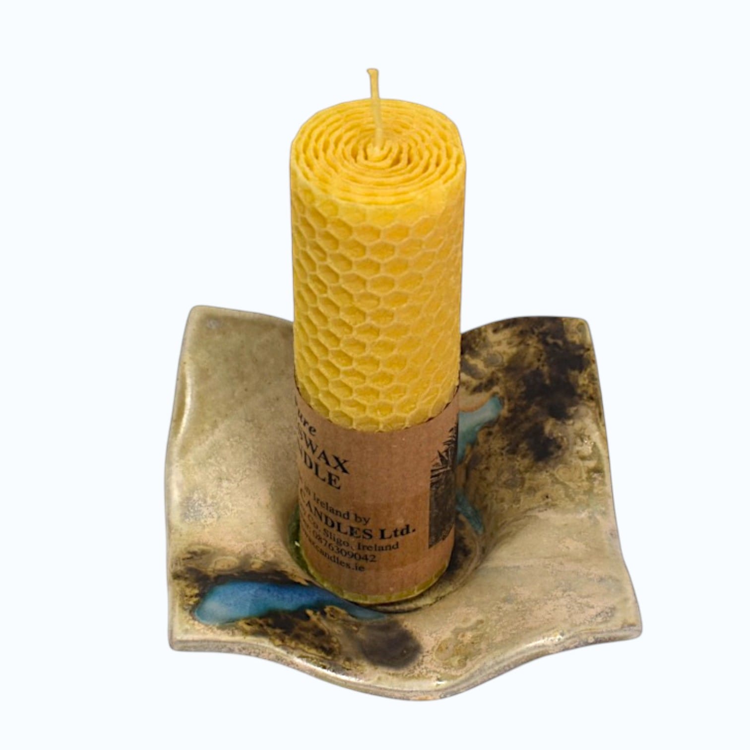 Amanda Murphy Square Candle Holder | Ripple Collection | Small