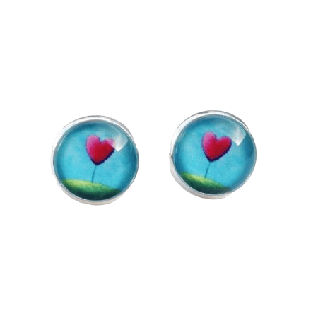 Amélie Gagné Be Mine Heart | Stud Earrings
