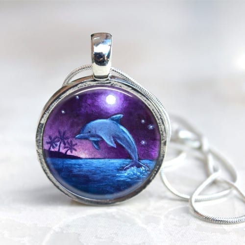 Amélie Gagné Dolphin | Large Pendant