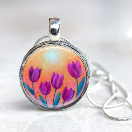 Amélie Gagné Tulips | Large Pendant