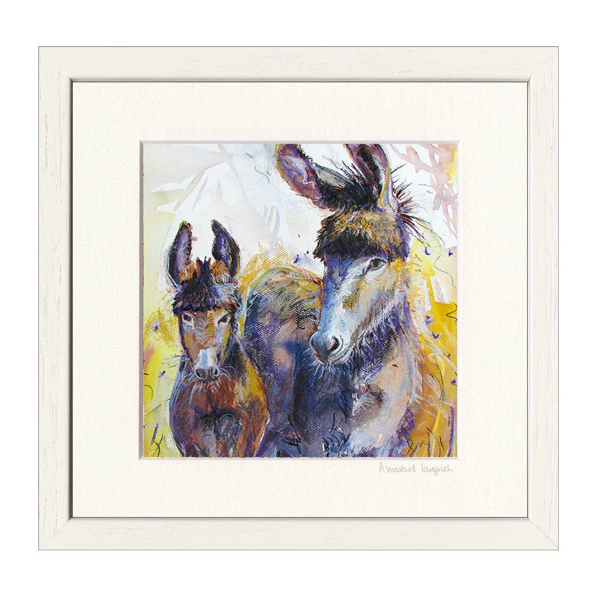 Annabel Langrish Fringe Benefits | Framed Art Print