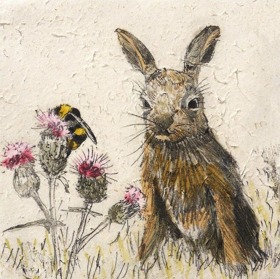 Annabel Langrish Leveret | Framed Art Print